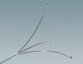DISPOSABLE THREE Prong Grasping Forceps, with Loop Claws